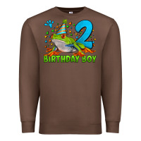 Chestnut birthday boy frog age 2 Premium Sweatshirt - LillyAllenDesigns