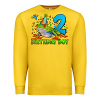 Birthday Boy Frog Age 2 Premium Sweatshirt | Teevron