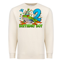 Sandshell birthday boy frog age 2 Premium Sweatshirt - LillyAllenDesigns