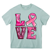 Arona Breast Cancer love Heavy Core Tee - NancyCooperArtShop