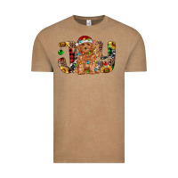 Vintage Coffee toy poodle christmas joy Vintage Tee - RanaPortraitStore