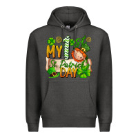 Charcoal Heather my 1st st patricks day Premium Hoodie - FaDigitalArtStudio