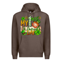 Coffee my 1st st patricks day Premium Hoodie - FaDigitalArtStudio