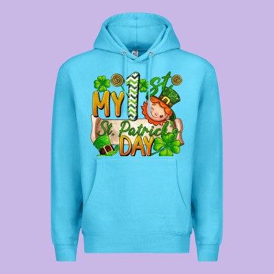 My 1st St Patricks Day Premium Hoodie Designed By Fadigitalartstudio