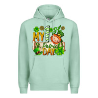Seafoam my 1st st patricks day Premium Hoodie - FaDigitalArtStudio