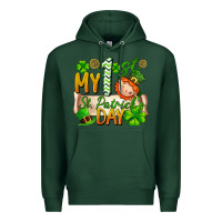 Sports Green my 1st st patricks day Premium Hoodie - FaDigitalArtStudio