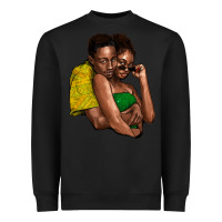 Black Black couple Heavyweight Sweatshirt - HowdyJamesFarm