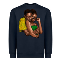 Black Couple Heavyweight Sweatshirt | Teevron
