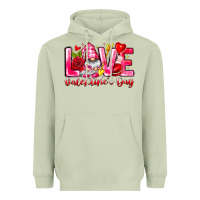 Matcha Love Valentines Day Gnome Heavyweight Hoodie - CowhideDigitalArt