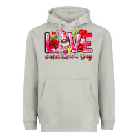 Moon Dust Love Valentines Day Gnome Heavyweight Hoodie - CowhideDigitalArt