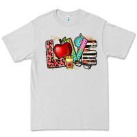 Dove Grey love teacher Premium Tee - NancyCooperArtShop