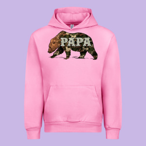 Bear Papa Urban Hoodie Designed By Artiststas
