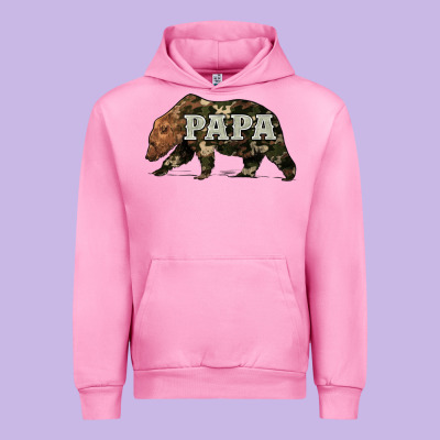Bear Papa Urban Hoodie Designed By Artiststas