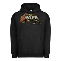Pigment Black bear papa Urban Hoodie - Artiststas