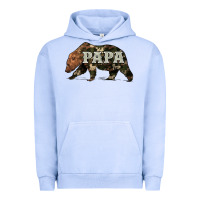 Pigment Grape Ice bear papa Urban Hoodie - Artiststas