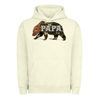 Pigment Pistachio bear papa Urban Hoodie - Artiststas