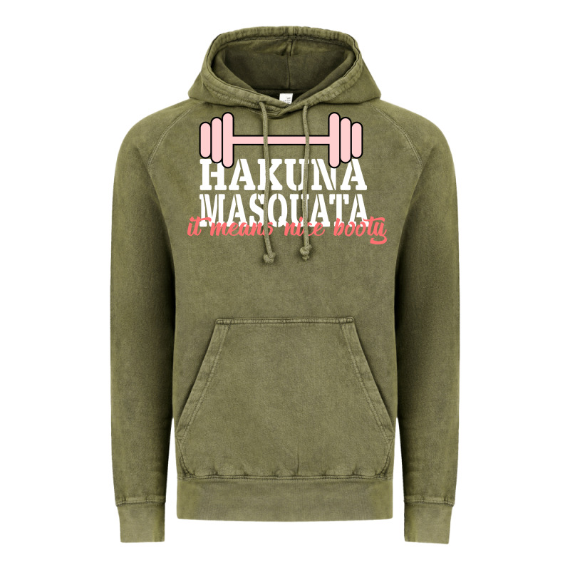 Hakuna Masquata It Means Nice Booty Vintage Hoodie by Bettercallsaul | Teevron