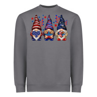 Storm 4th Of July gnomies with stars Heavyweight Sweatshirt - HowdyJamesFarm