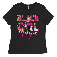 Black black girl magic Ladies Tee - NancyCooperArtShop