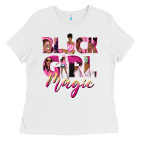White black girl magic Ladies Tee - NancyCooperArtShop