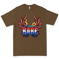Cacao All America Babe Premium Tee - JahusDesignShop