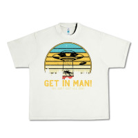 Pistachio UFO Vintage Retro Alien Outerspace Spaceship Urban Heavy Tee - Bettercallsaul