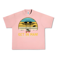 Salmon UFO Vintage Retro Alien Outerspace Spaceship Urban Heavy Tee - Bettercallsaul