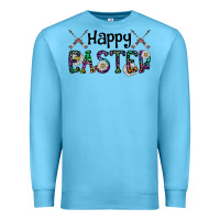 Ocean Blue Happy Easter Premium Sweatshirt - CowhideDigitalArt