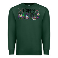 Sports Green Happy Easter Premium Sweatshirt - CowhideDigitalArt