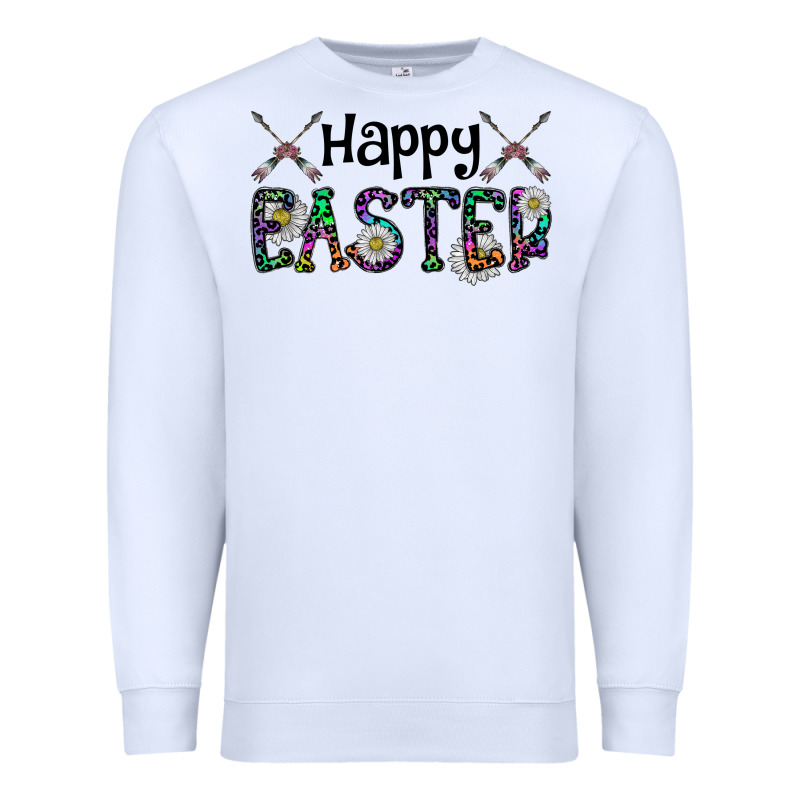Happy Easter Premium Sweatshirt by CowhideDigitalArt | Teevron