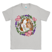 Moon Dust Bunny Face With Floral Wreath Classic Tee - RanaPortraitStore