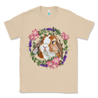 Mushroom Bunny Face With Floral Wreath Classic Tee - RanaPortraitStore
