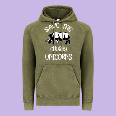Save The Chubby Unıcorns Vintage Hoodie Designed By Bettercallsaul