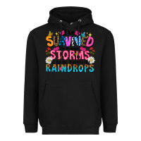Black ive survived too many storms to be thered by raind Heavyweight Hoodie - CowhideDigitalArt