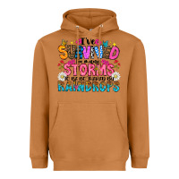 Meerkat ive survived too many storms to be thered by raind Heavyweight Hoodie - CowhideDigitalArt