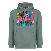 Sage ive survived too many storms to be thered by raind Heavyweight Hoodie - CowhideDigitalArt