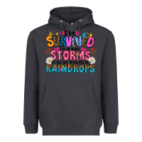 Smoke ive survived too many storms to be thered by raind Heavyweight Hoodie - CowhideDigitalArt