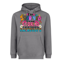 Storm ive survived too many storms to be thered by raind Heavyweight Hoodie - CowhideDigitalArt