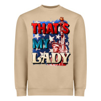 Thats My Lady 4th Of July Heavyweight Sweatshirt | Teevron