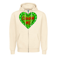 Sandshell valentine's day hearts Zipper Hoodie - FaDigitalArtStudio