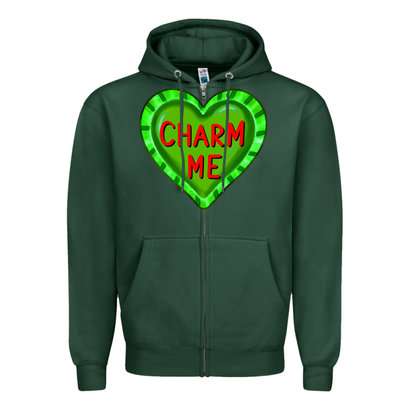 Valentine's Day Hearts Zipper Hoodie by FaDigitalArtStudio | Teevron