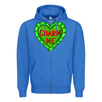 True Royal valentine's day hearts Zipper Hoodie - FaDigitalArtStudio
