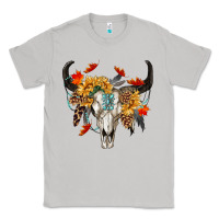 Moon Dust Fall Bull Skull Classic Tee - RanaPortraitStore