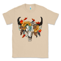 Mushroom Fall Bull Skull Classic Tee - RanaPortraitStore