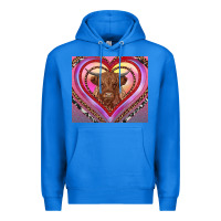 True Royal highland cow valentine's day Premium Hoodie - RanaPortraitStore