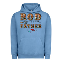 Pigment Pebble Blue rod father Urban Hoodie - Artiststas