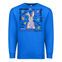 True Royal Happy Easter Premium Sweatshirt - CowhideDigitalArt