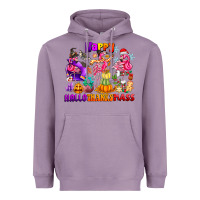 Lavender Happy Hallo Thanks Mas Heavyweight Hoodie - CowhideDigitalArt