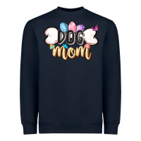 Navy Easter Dog Mom Easter Day Heavyweight Sweatshirt - CowGirlArtShop