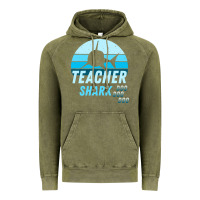 Vintage Olive Teacher Shark Doo Vintage Hoodie - Bettercallsaul